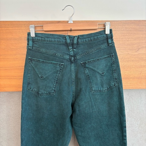 Hudson Faye Overdye Scarab High-Rise Bootcut Jeans, Size 28 - Picture 12 of 16